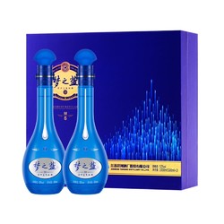 YANGHE 洋河 礼盒梦之蓝M6-52度500ml*2瓶口感绵柔浓香型酒水礼盒装送礼电商卖多少钱？