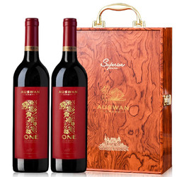 AUSWAN CREEK 天鹅庄 一号西拉 干红葡萄酒 13.5%vol 750ml*2瓶 礼盒装电商卖多少钱?