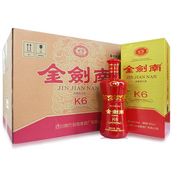 剑南春 金剑南K6  浓香型白酒 52度 500ml*6瓶 整箱装 包邮价多少钱？