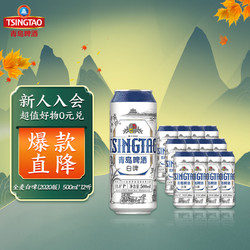 TSINGTAO 青岛啤酒 白啤 500ml包邮价多少钱？
