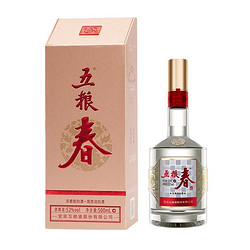 五粮春 五粮液五粮春第二代52度浓香型白酒粮食酒500ml单瓶礼盒正品保真行情价多少
