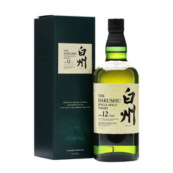 THE HAKUSHU 白州 12年 单一麦芽 日本威士忌 43%vol 700ml 有盒最终到手价多少钱？