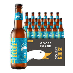 GOOSE ISLAND 鹅岛 嘎嘎鹅 轻盈印度淡色艾尔精酿啤酒IPA 355ml*12瓶  整箱装市场价多少钱？