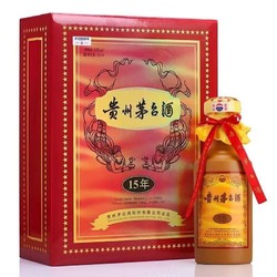MOUTAI 茅台 贵州茅台酒 53度茅台十五年 15年陈酿年份酒 500ml单瓶礼盒装批发价多少钱？