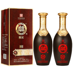 BAISHUIDUKANG 白水杜康 白酒52度500ml*2瓶礼盒装高档送礼正宗粮食酿造优级酒水 线下 杜康2瓶 1个礼袋包邮价多少钱？