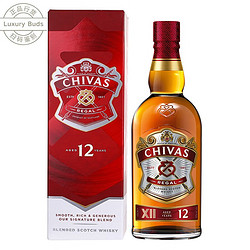 CHIVAS 芝华士 12年威士忌 原瓶进口洋酒 保乐力加 一瓶一码 芝华士12年 700ml最终到手价多少钱?