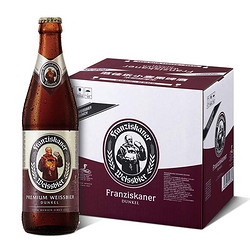 Franziskaner 范佳乐 德国小麦黑精酿啤酒450ml×12瓶市场价多少钱？