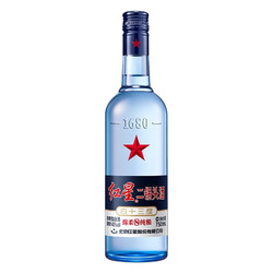 红星 二锅头 绵柔8 蓝瓶 43%vol 清香型白酒 750ml 单瓶装价格多少钱？