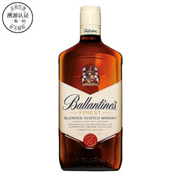Ballantine\'s 百龄坛 官方授权 百龄坛 Ballantine’s 特醇威士忌 原瓶进口洋酒 推荐经典可乐桶 一瓶一码 百龄坛特醇1000ml 1L行情价多少