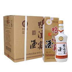 鸭溪窖 贵州鸭溪窖白酒 54度浓香型白酒 口粮酒收藏自饮宴请送礼酒水 浓头酱尾500ml*6瓶整箱装 精品复古版行情价多少