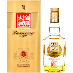 Quanxing Daqu 全兴大曲 晶彩金白酒 浓香型 52度 500ml 单瓶装包邮价多少钱?