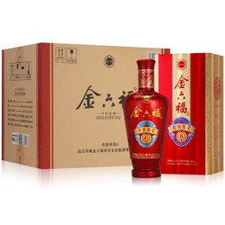金六福 传世绵柔6浓香型白酒42度礼盒装500ML*6瓶42度500ml行情价多少