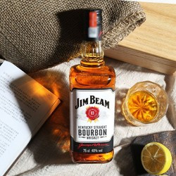 SUNTORY 三得利 正品行货带码三得利白占边Jim Beam金宾波本威士忌750ml拼团价多少钱?