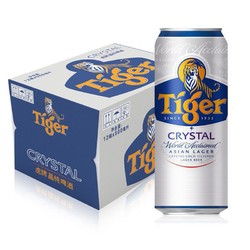 TIGER 虎牌 啤酒晶纯 500ml*12听整箱装包邮价多少钱?