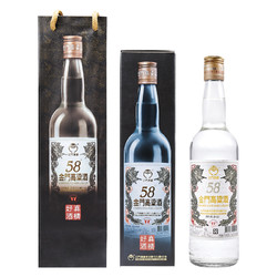 KINMEN KAOLIANG 金门高粱酒 白金龙 58%vol 清香型白酒 600ml 单瓶装价格多少钱?