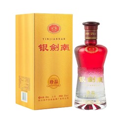 剑南春 银剑南 珍品 52度 浓香型白酒  500ml 单瓶装行情价多少