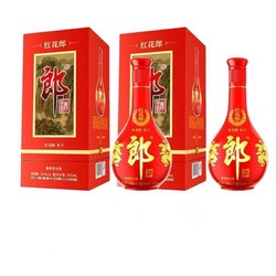 LANGJIU 郎酒 红花郎 陈酿 53度 高度白酒 酱香型 红花郎 500ml 2瓶装行情价多少