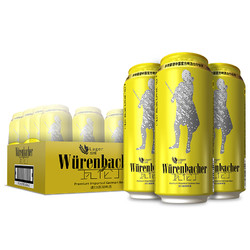 Würenbacher 瓦伦丁 拉格啤酒 500ml*24听 整箱装电商卖多少钱？