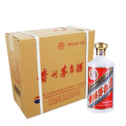 MOUTAI 茅台 飞天茅台 53%vol 酱香型白酒 1500ml*2瓶 整箱装拼团价多少钱？