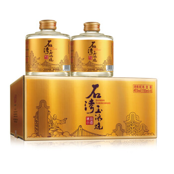 45度石湾玉冰烧45度琥珀小酒155ml*6瓶白酒礼盒清雅型广东米酒纯粮食酒宴会口粮酒收藏石湾酒厂集团 155ml×6瓶市场价多少钱？