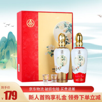 52度仙林生态酒业有限公司 华彩人生 52度竹荪酒 古风花鸟礼盒 500mL*2价格多少钱？