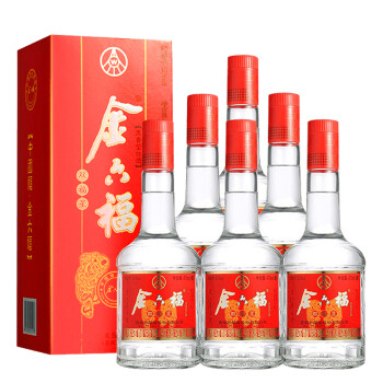 52度金六福双福星 浓香型白酒52度粮食酒 整箱装电商补贴价多少钱？