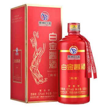 53度茅台 白金酱酒 红酱 53度酱香型白酒 500mL*1瓶 贵州茅台酒厂集团白金酒有限责任公司批发价多少钱？