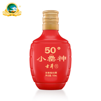 50度古井小罍神 50度100mL*1瓶红款单瓶 浓香型小酒纯粮食白酒拼团价多少钱？