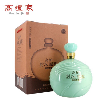 52度高炉 封坛原浆10陈酿 浓香型白酒 52度1.5L坛装 双轮发酵窖藏纯粮酿造 送礼酒水 青坛装拼团价多少钱？