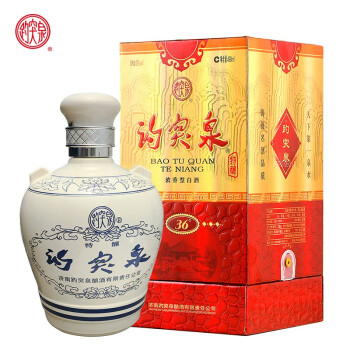 36度趵突泉白酒36度精品 山东特产 单瓶装 白色电商卖多少钱?