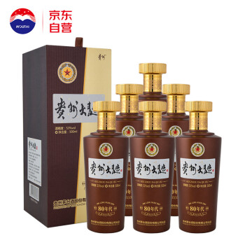 53度茅台 贵州大曲酒 80年代 酱香型白酒 53度 500ml*6瓶 整箱装 贵州茅台酒股份有限公司出品批发价多少钱？