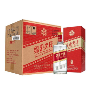 50度五粮液股份公司出品 纯粮食高度白酒 绵柔尖庄盒装50度 500mL*6瓶电商补贴价多少钱？