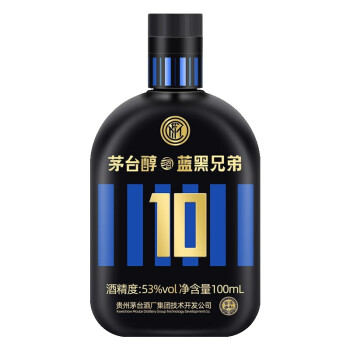 53度茅台 茅台醇蓝黑兄弟小酒 53度酱香型白酒 100ml*1瓶 贵州茅台酒厂集团技术开发公司包邮价多少钱？