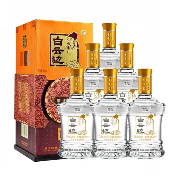 42度白云边 42度15年白酒礼盒装十五年陈酿酒42度浓酱兼香型粮食酒500ml*6瓶整箱装市场价多少钱?