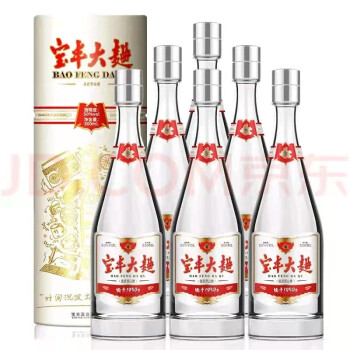 50度宝丰大曲 时间经典 50度清香型白酒固态发酵 500ml*6瓶整箱装批发价多少钱？