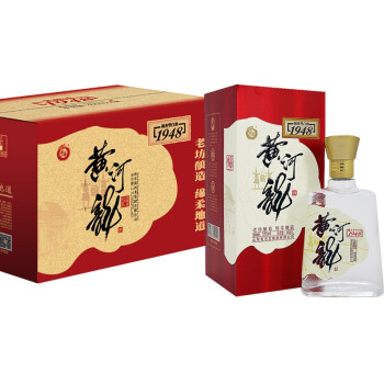 32度黄河龙32度荷香1948 纯粮食固态发酵白酒 低度酒结婚礼盒装 厂家自营山东特产 整箱6瓶批发价多少钱?