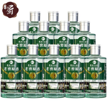 52度映像巴蜀 老窖原香 浓香型白酒 52度 100ml*12瓶 整箱装 国庆好礼电商补贴价多少钱?