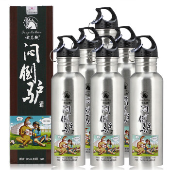 68度放马鞭 内蒙古高度粮食酒 整箱纯粮高粱白酒 清香型 闷倒驴68度750ml*6瓶 钢壶酒价格多少钱?