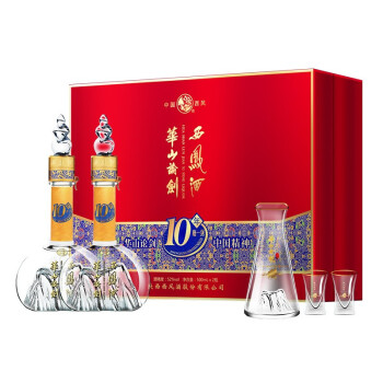 52度西凤酒 华山论剑10年礼盒 凤香型 白酒 52度 500ml*2瓶 礼盒装电商补贴价多少钱？