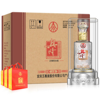 52度五粮液股份出品 兴隆上品 浓香型白酒 52度500ml*6瓶整箱装市场价多少钱?