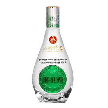 45度宜宾五粮液生态出品 小酌时光 45度浓香型 葛根酒 108ml白酒 单瓶装电商补贴价多少钱？