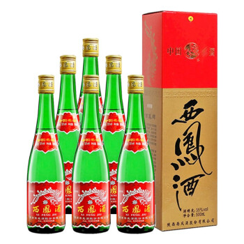 55度西凤酒 55度绿瓶 凤香型盒装绿瓶整箱 口粮酒 55度盒装绿瓶 6瓶装包邮价多少钱?