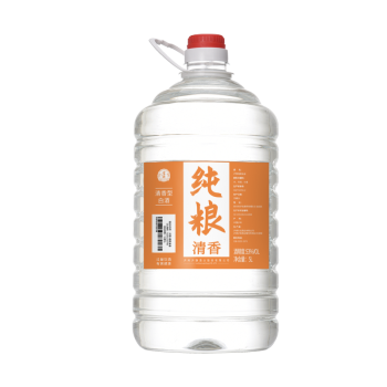 53度泸旗 泸州高度白酒 纯粮食高粱酒5L清香型 桶装散装口粮酒 可泡酒\/直饮年货 53度纯粮清香最终到手价多少钱？