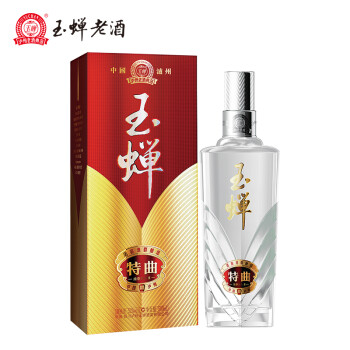 52度泸州玉蝉老酒·特曲1瓶礼盒装52度500ml 浓香型白酒 传统工艺固态发酵高粱酒行情价多少