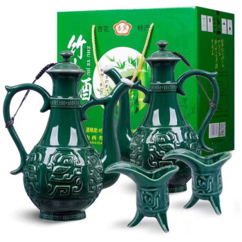45度山西杏花镇清香型核心产区45度500ml*2瓶竹叶酒 山西特产送礼佳品 两瓶礼盒装批发价多少钱？