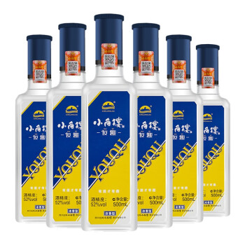 52度小角楼 52°浓香型白酒 友趣 整箱500ml*6最终到手价多少钱？