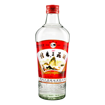 38度桂林三花酒  白酒 米香型 玻瓶 38度 480ml 单瓶装价格多少钱？