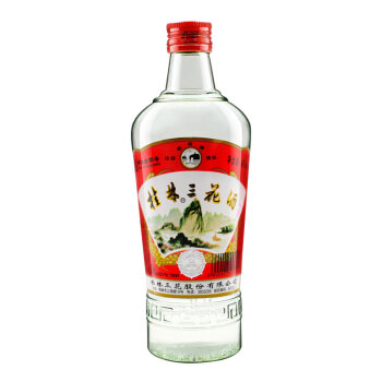 52度桂林三花酒 高度白酒 米香型 玻瓶 52度 480ml 单瓶装包邮价多少钱？