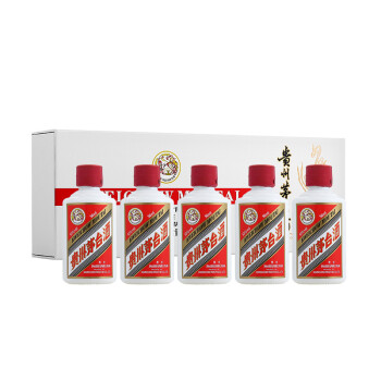 53度茅台 飞天 酱香型白酒 53度 50ml*5 白色条盒装最终到手价多少钱?