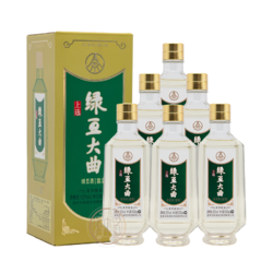 WULIANGYE 五粮液 绿豆大曲 52度浓香型绿豆酒 500ml*6瓶行情价多少